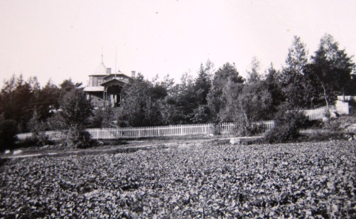 Villa Bellevue med Västmannagatan framför, 1903. Foto: Anja Wennerholms samling.