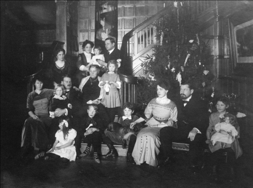 Julen 1911 i Villa Asea. Foto: Anja Wennerholms samling.